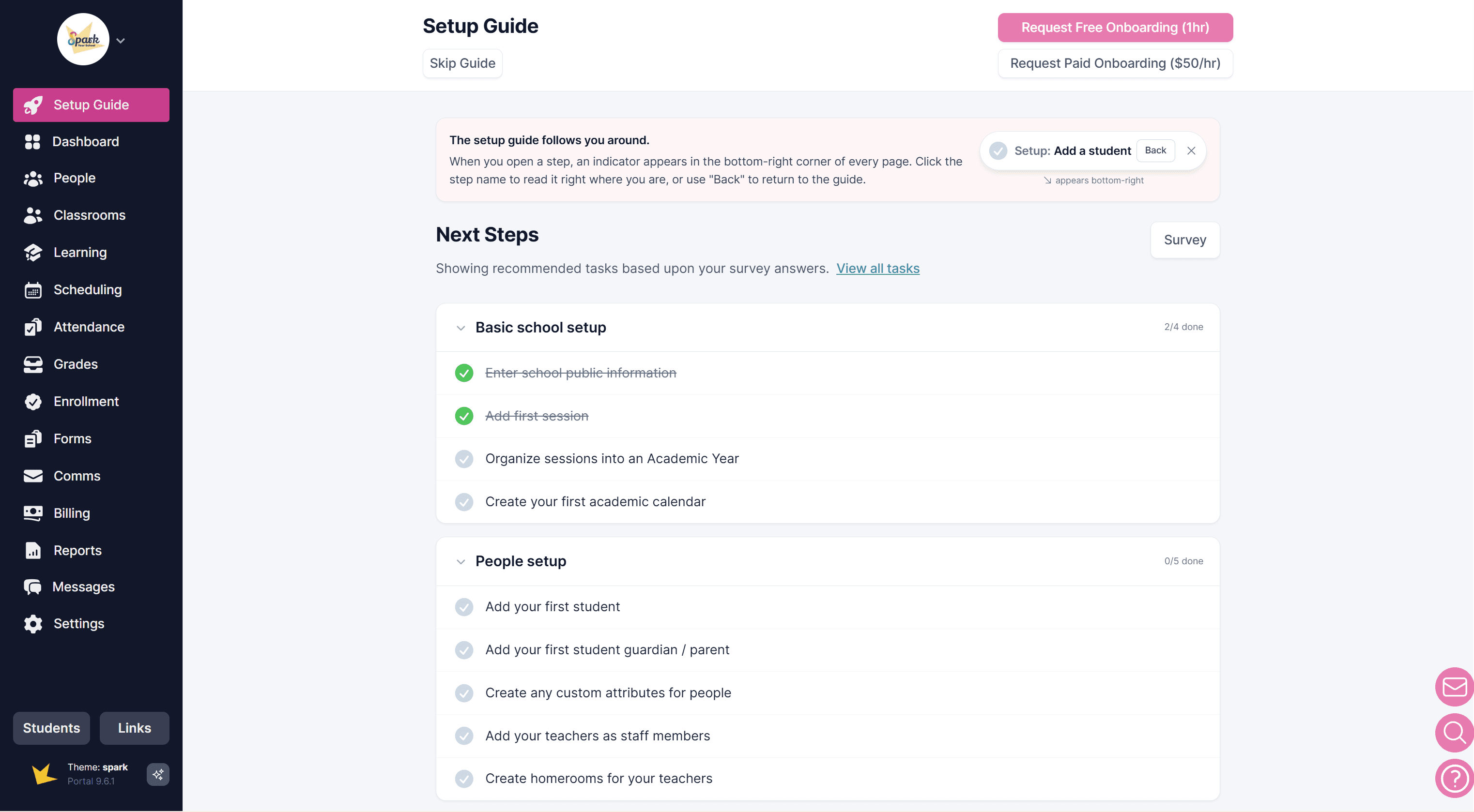 New school setup guide