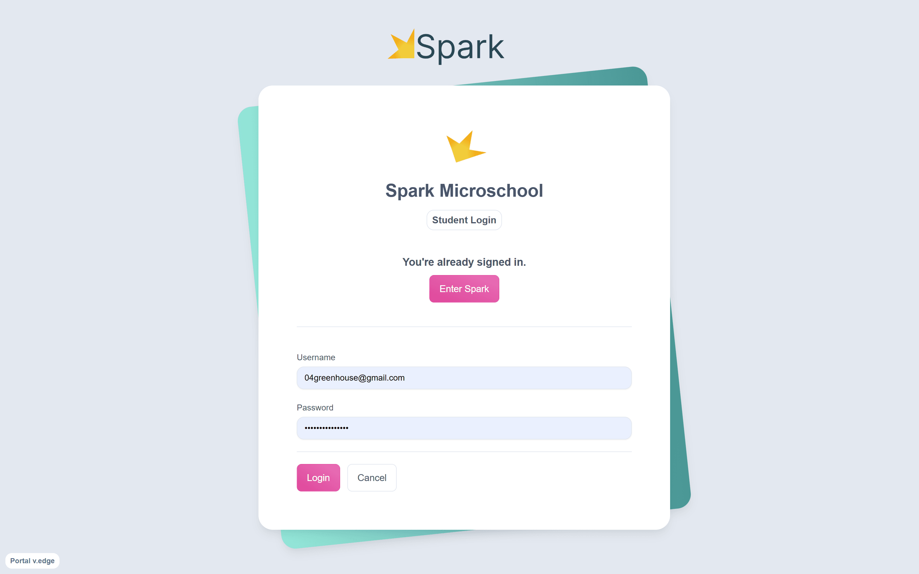 School Login Page