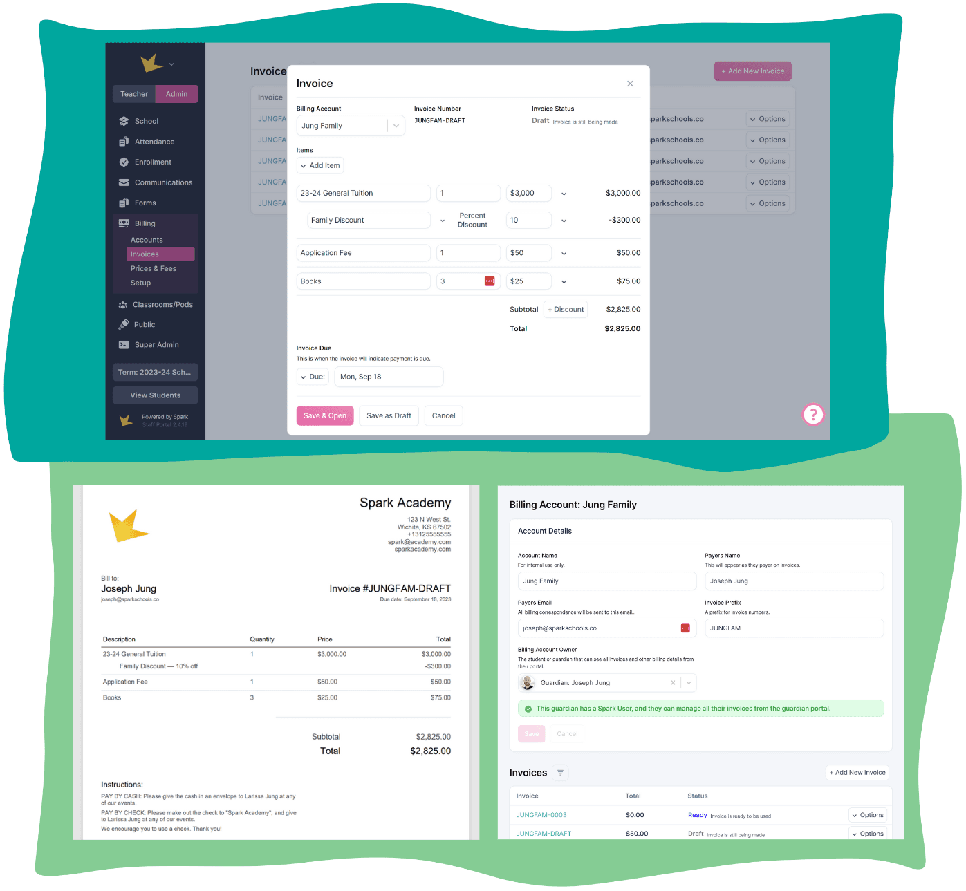 create classrom screenshot