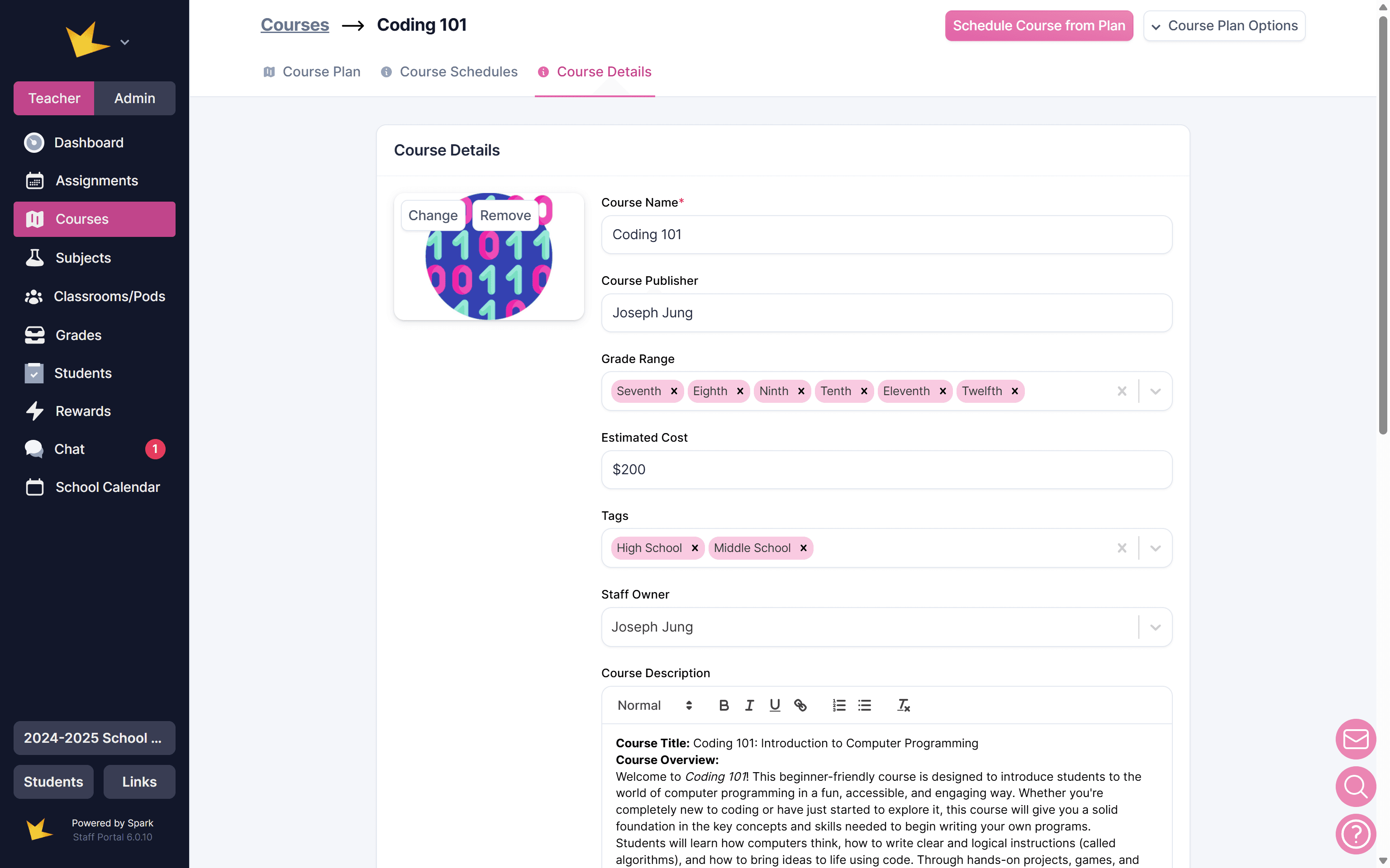Course Details