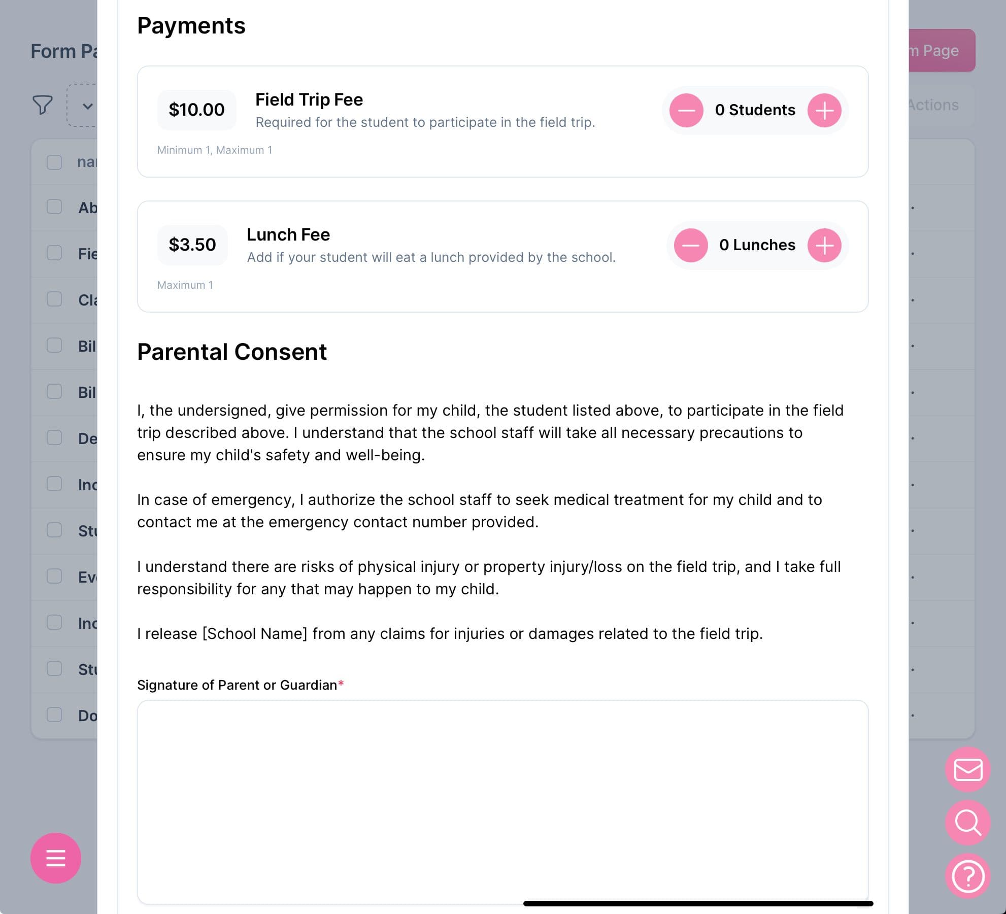 Integrated billing